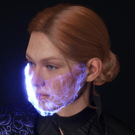 Glowing Mask Glowing Mask