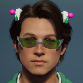 Custom Headpiece and Glasses